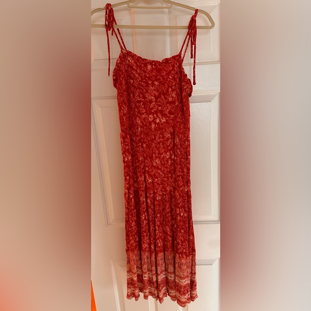 Knox Rose Red Floral Maxi Dress